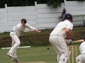 Matthew Grindley bowls to Will Moulton