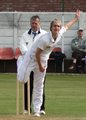Liam Livingstone bowling for Barrow