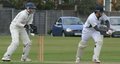 Ben Hornby turns the ball through mid wicket