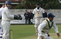 Adam Hornby escapes missed in the slips