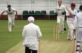 Dary Wearing out bowled by Ryan Smith