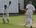 Stephen Cartwright caught by Lewis Edge off Bruce Martin